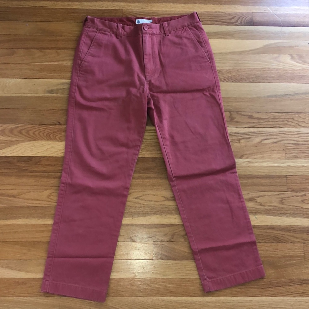 JCrew Nantucket Red Chinos- size 33x30